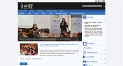 Desktop Screenshot of anep.edu.uy
