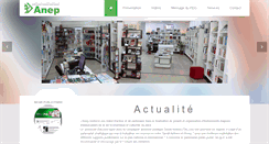 Desktop Screenshot of anep.com.dz